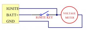 The ignite key and voltage meter.jpg